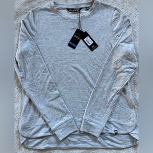 Travis Mathew Long Weekend Light Gray Crew (S)